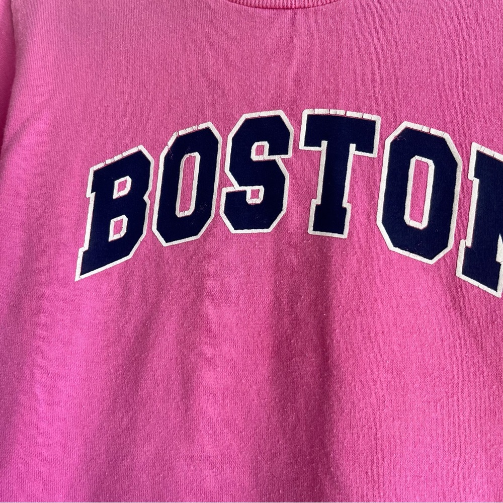 toddler girls short sleeve pink Boston tee - Picture 2 of 4